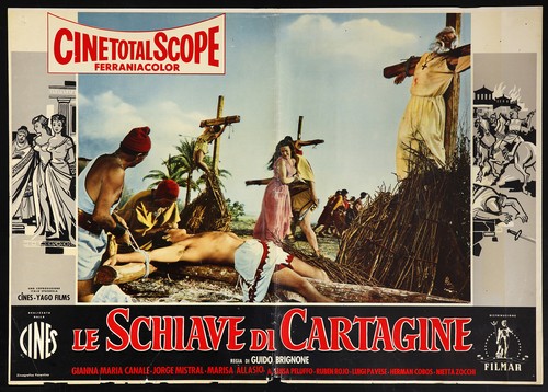 Cinema fotobusta schiave di - schiave,