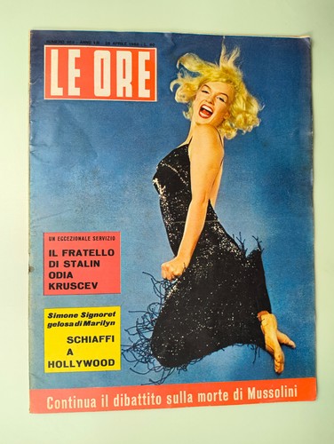 Ore aprile 1960 marilyn - le,