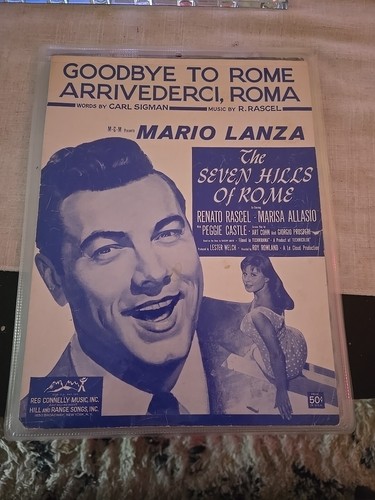 1954 goodbye rome sheet - 1954,