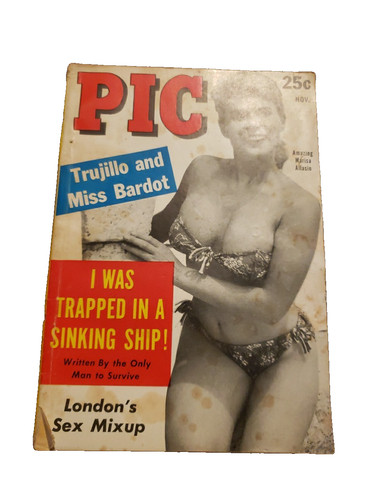 Vintage pic magazine - pic, 1958
